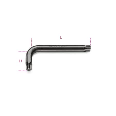 Beta Offset Hex Key Wrench, T8 970008